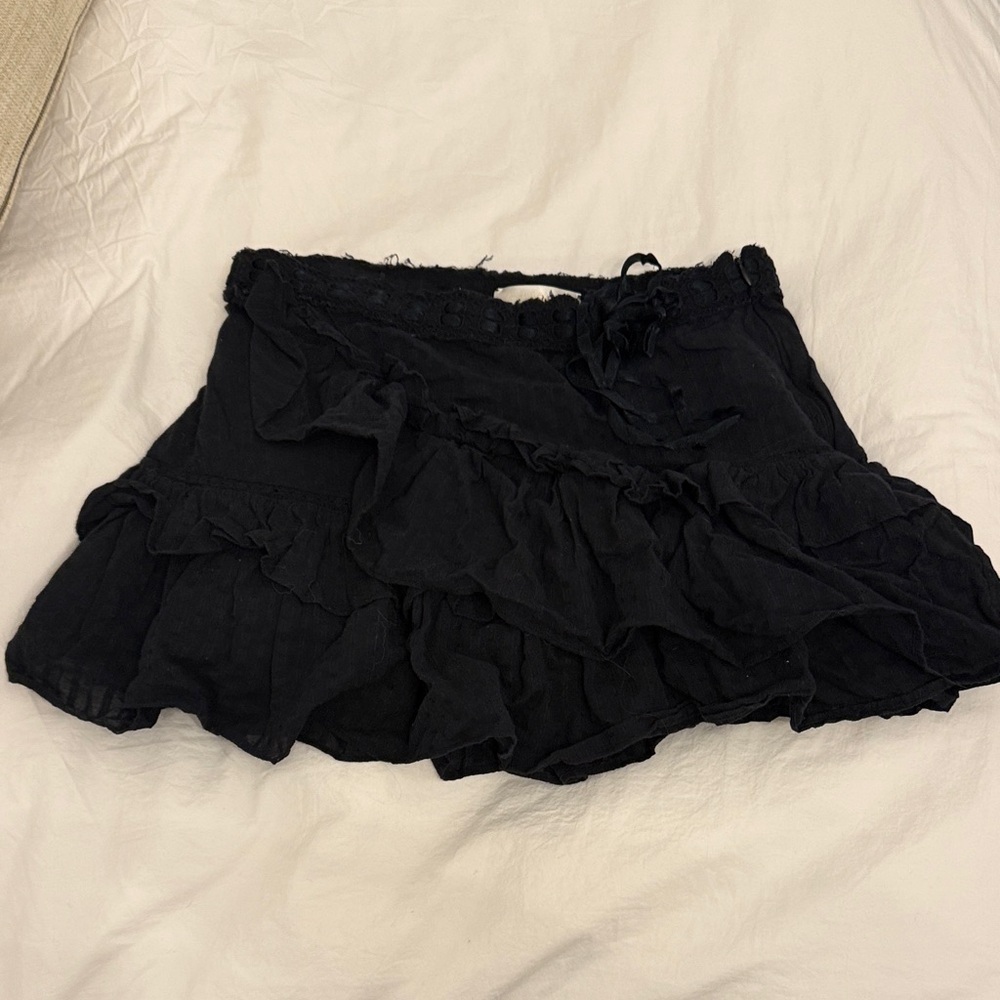 LoveShackFancy Elegant Black Skirt